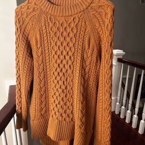 J. Crew Cowl Neck Sweater in Rich Mustard